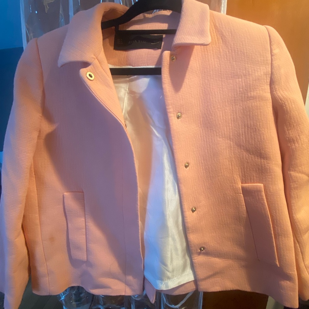 Zara m pink jacket / blazer